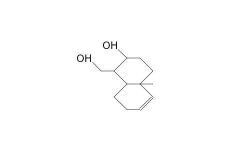 (1S,2S,4AS, 8aR)-1,2,3,4,4a,7,8,8a-octahydro-1-hydroxymethyl-4a-methyl-2-naphthalenol