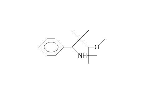 trans-3-Methoxy-2,2,4,4-tetramethyl-5-phenyl-pyrrolidine