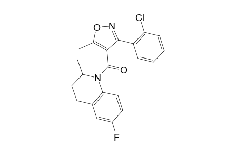 [3-(2-Chloro-phenyl)-5-methyl-isoxazol-4-yl]-(6-fluoro-2-methyl-3,4-dihydro-2H-quinolin-1-yl)-methanone