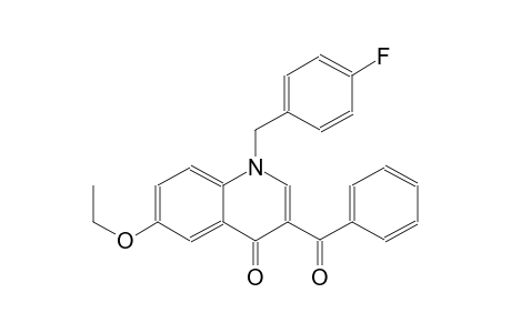 4(1H)-quinolinone, 3-benzoyl-6-ethoxy-1-[(4-fluorophenyl)methyl]-