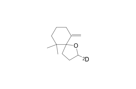 1-Oxaspiro[4.5]decane-2-d, 6,6-dimethyl-10-methylene-