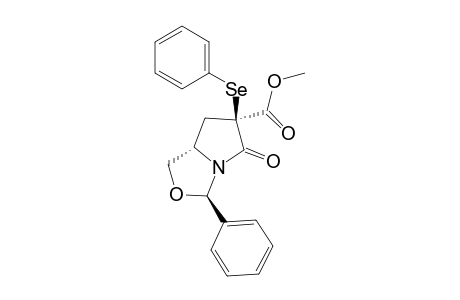 (3R,6R,7aS)-5-keto-3-phenyl-6-(phenylseleno)-1,3,7,7a-tetrahydropyrrolo[1,2-c]oxazole-6-carboxylic acid methyl ester