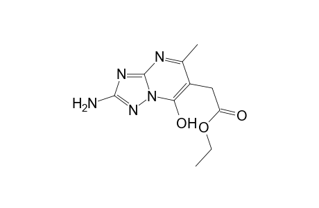[1,2,4]Triazolo[1,5-a]pyrimidine-6-acetic acid, 2-amino-7-hydroxy-5-methyl-, ethyl ester