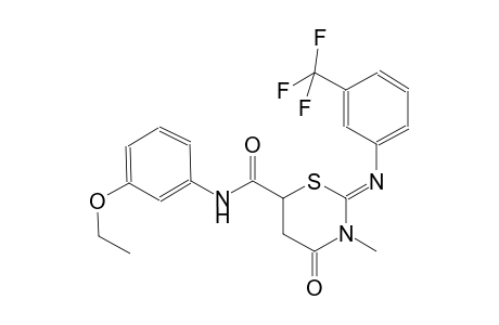 2H-1,3-thiazine-6-carboxamide, N-(3-ethoxyphenyl)tetrahydro-3-methyl-4-oxo-2-[[3-(trifluoromethyl)phenyl]imino]-, (2Z)-