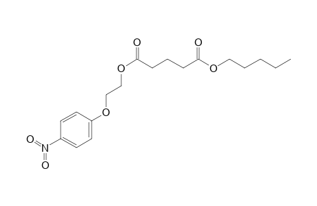 Glutaric acid, 2-(4-nitrophenoxy)ethyl pentyl ester