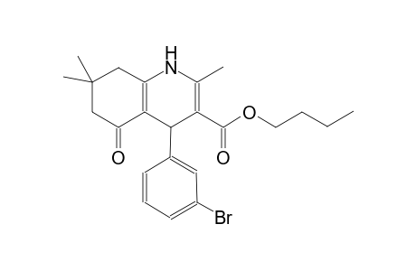 butyl 4-(3-bromophenyl)-2,7,7-trimethyl-5-oxo-1,4,5,6,7,8-hexahydro-3-quinolinecarboxylate