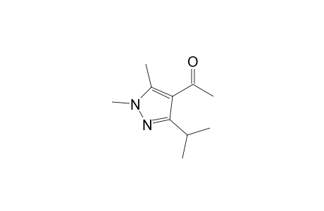 1-(1,5-dimethyl-3-propan-2-yl-4-pyrazolyl)ethanone