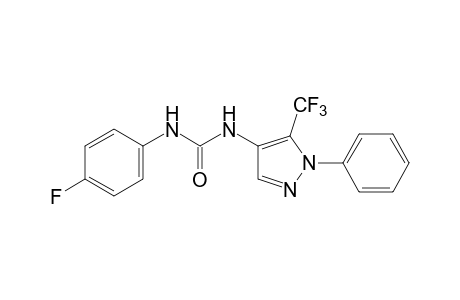 1-(p-fluorophenyl)-3-[1-phenyl-5-(trifluoromethyl)pyrazol-4-yl]urea