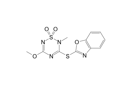 2H-1,2,4,6-Thiatriazine, benzoxazole derivative