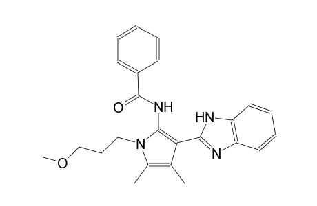 benzamide, N-[3-(1H-benzimidazol-2-yl)-1-(3-methoxypropyl)-4,5-dimethyl-1H-pyrrol-2-yl]-