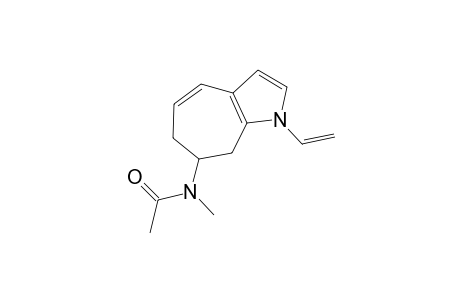 N-Methyl-N-(1-vinyl-1,6,7,8-tetrahydrocyclohepta[b]pyrrol-7-yl)acetamide