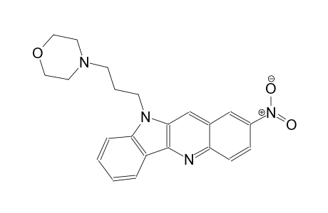 10-[3-(4-morpholinyl)propyl]-2-nitro-10H-indolo[3,2-b]quinoline