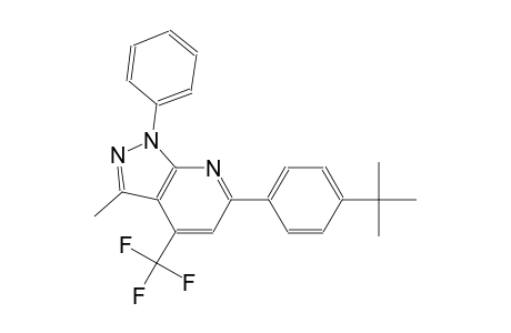 6-(4-tert-butylphenyl)-3-methyl-1-phenyl-4-(trifluoromethyl)-1H-pyrazolo[3,4-b]pyridine