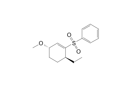 (3S,6S)-(3'-Methoxy-6'-ethylcyclohex-1'-ene-1'-sulfonyl)-benzene