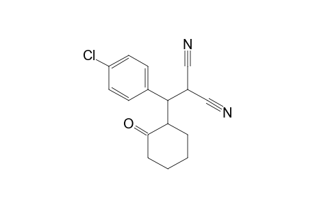 2-[2,2-Dicyano-1-(4-chlorophenyl)ethyl]cyclohexanone