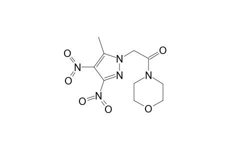 2-(5-Methyl-3,4-dinitro-pyrazol-1-yl)-1-morpholin-4-yl-ethanone