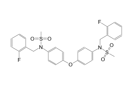 N-(2-fluorobenzyl)-N-(4-{4-[(2-fluorobenzyl)(methylsulfonyl)amino]phenoxy}phenyl)methanesulfonamide