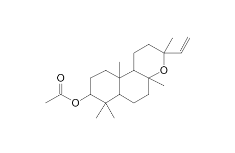 1H-Naphtho[2,1-B]pyran-8-ol, 3-ethenyldodecahydro-3,4A,7,7,10A-pentamethyl-, ac derivative