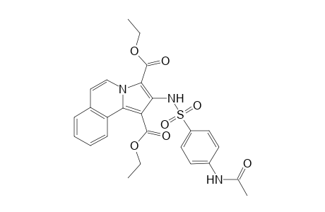 2-[(4-acetamidophenyl)sulfonylamino]pyrrolo[2,1-a]isoquinoline-1,3-dicarboxylic acid diethyl ester