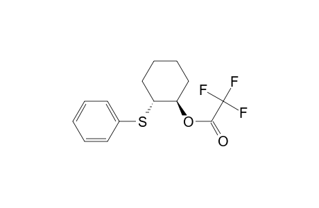 Acetic acid, trifluoro-, 2-(phenylthio)cyclohexyl ester, trans-