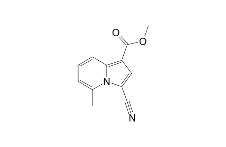 Methyl 3-cyano-5-methyl-indolizine-1-carboxylate