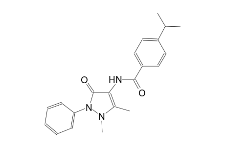 N-(1,5-dimethyl-3-oxo-2-phenyl-2,3-dihydro-1H-pyrazol-4-yl)-4-isopropylbenzamide
