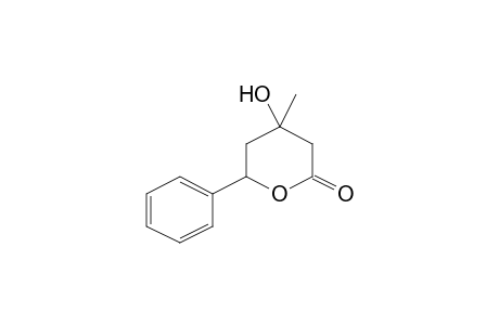 4-Hydroxy-4-methyl-6-phenyltetrahydropyran-2-one