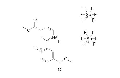 N,N-DIFLUORO-4,4'-BIS-(METHOXYCARBONYL)-2,2'-BIPYRIDINIUM-BIS-(HEXAFLUOROANTIMONATE)