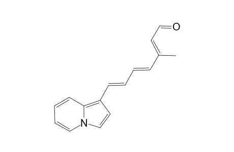 (2E,4E,6E)-7-(Indolizin-1-yl)-3-methylhepta-2,4,6-trienal
