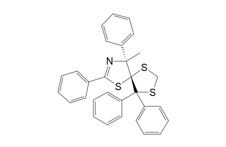 (trans)-9-Methyl-4,4,7,9-tetraphenyl-1,3,6-trithia-8-azaspiro[4.4]non-7-ene