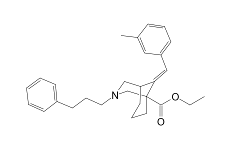 Ethyl (E)-9-(3-Methylbenzylidene)-3-(3-phenylpropyl)-3-azabicyclo[3.3.1]nonane-1-carboxylate