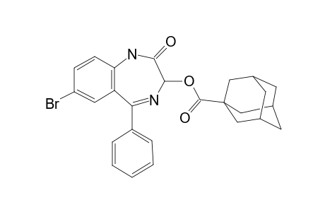 Adamantane-1-carboxylic acid 7-bromo-2-oxo-5-phenyl-2,3-dihydro-1H-benzo[E][1,4]diazepin-3-yl ester