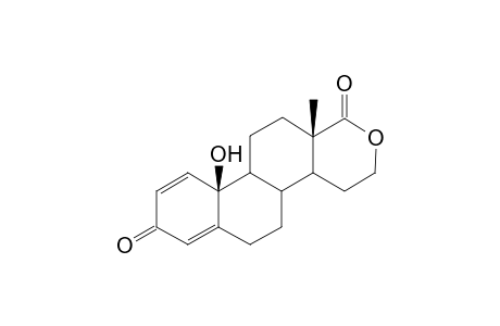 10.beta.-hydroxy-17.alpha.-oxa-D-homo-1,4-estradiene-3,17-dione