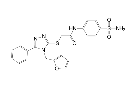 N-[4-(aminosulfonyl)phenyl]-2-{[4-(2-furylmethyl)-5-phenyl-4H-1,2,4-triazol-3-yl]sulfanyl}acetamide