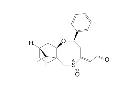(E,1S,6R,8R,10R,Rs)-13,13-Dimethyl-4-(formylmethylidene)-6-phenyl-7-oxa-3-thiatricyclo[8.2.1.0(1,8)]tridecane 3-oxide