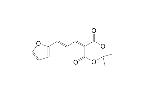 5-[(2E)-3-(2-furyl)-2-propenylidene]-2,2-dimethyl-1,3-dioxane-4,6-dione