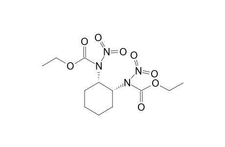 1,2-Cyclohexanedicarbamic acid, N,N'-dinitro-, diethyl ester, trans-