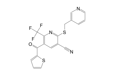 3-pyridinecarbonitrile, 2-[(3-pyridinylmethyl)thio]-5-(2-thienylcarbonyl)-6-(trifluoromethyl)-