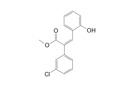 Methyl 2-(3-chlorophenyl)-3-(2-hydroxyphenyl)propenoate