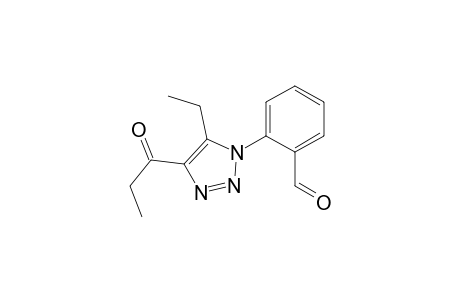 2-(5-Ethyl-4-propionyl-1H-1,2,3-triazolyl)benzaldehyde