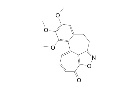 10,11,12-TRIMETHOXY-7,8-DIHYDRO-4H-BENZO-[1,2]-HEPTALENO-[5,6-CD]-ISOXAZOL-4-ONE