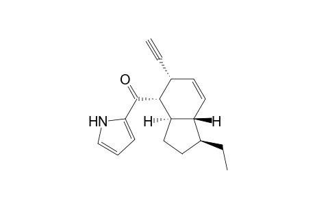 [(1S,3aR,4S,5R,7aS)-1-ethyl-5-ethynyl-2,3,3a,4,5,7a-hexahydro-1H-inden-4-yl]-(1H-pyrrol-2-yl)methanone