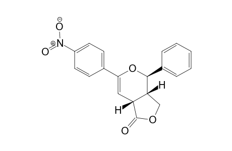 (cis)-6-(4-Nitro-phenyl)-4-phenyl-3a,7a-dihydro-3H,4H-furo[3,4-c]pyran-1-one