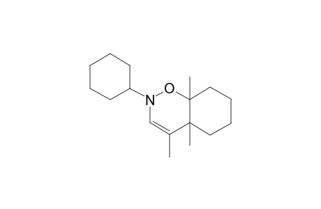 2-Oxa-3-azabicyclo[4.4.0]dec-4-ene, 3-cyclohexyl-1,5,6-trimethyl-, (Z)-