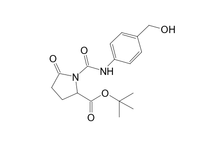 tert-Butyl 1-[N-(4-{hydroxymethyl}phenyl)carbamoyl]-5-oxopyrrolidine-2-carboxylate