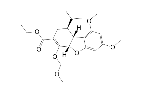 ETHYL-RAC-(1R,4AR,9BS)-7,9-DIMETHOXY-4-METHOXYMETHOXY-1-(1-METHYLETHYL)-1,2,4A,9B-TETRAHYDRODIBENZOFURAN-3-CARBOXYLATE