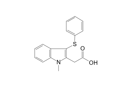 [1-Methyl-3-(phenylsulfanyl)-1H-indol-2-yl]acetic acid