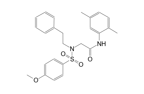 acetamide, N-(2,5-dimethylphenyl)-2-[[(4-methoxyphenyl)sulfonyl](2-phenylethyl)amino]-