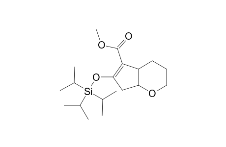 Methyl 6-[1'-(tri-isopropylsilyl)oxy]-2,3,4,4a,7,7a-hexahydrocyclopenta[b]pyran-5-carboxylate