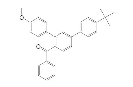 Phenyl[4-(4-tert-butylphenyl)-2-(4-methoxyphenyl)phenyl]methanone